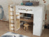 Babyfair High Sleeper With Wardrobe & Desk